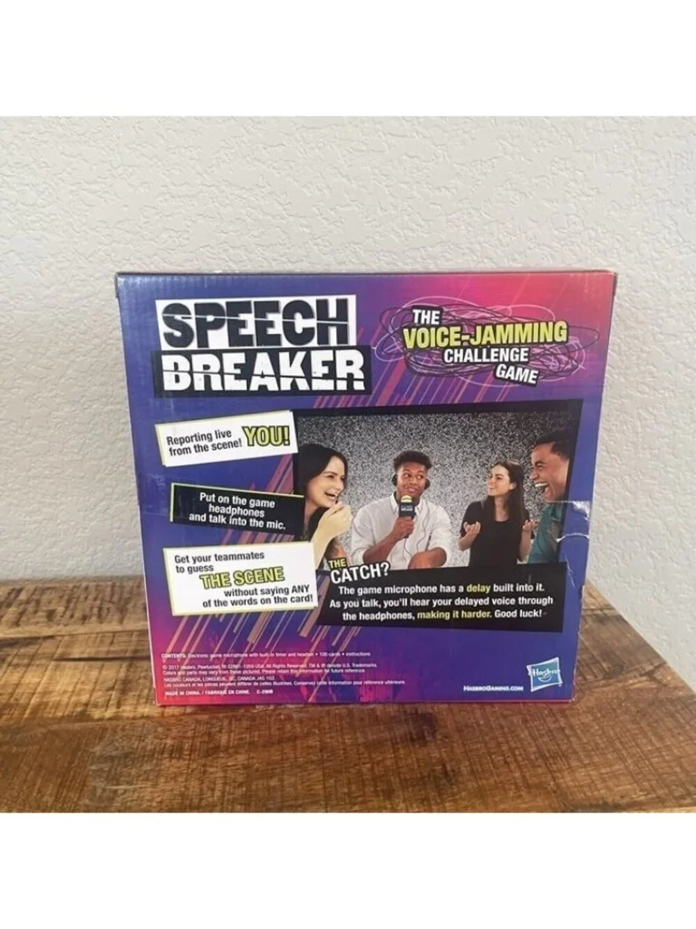 SPEECH BREAKER Voice Jamming CHALLENGE GAME 4-10 Players Age 14+ ~ Open Box